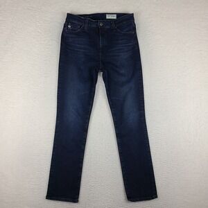AG Adriano Goldschmied Jeans Womens 28 Mari High Rise Slim Straight JAPAN Denim